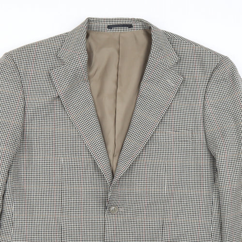 Carabou Mens Brown   Jacket Suit Jacket Size 42