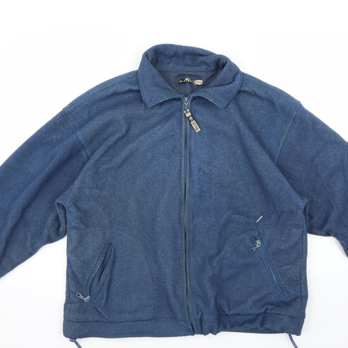 Active Womens Blue   Full Zip Jumper Size 14