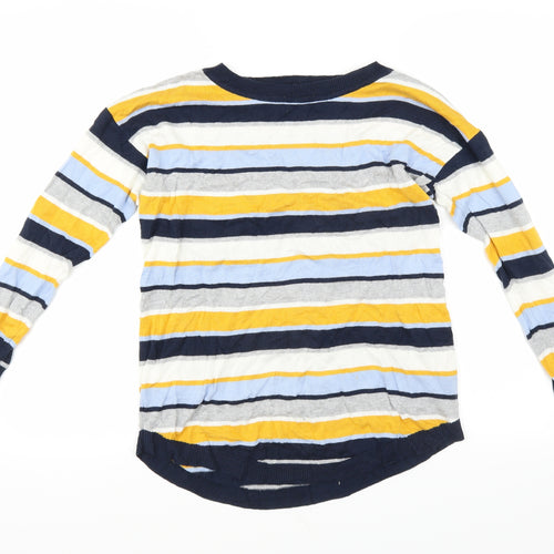 Le Bon Marché Womens Blue Striped  Pullover Jumper Size 12