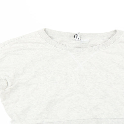 Divided by H&M Womens Grey   Pullover Sweatshirt Size XS  - CROPPED