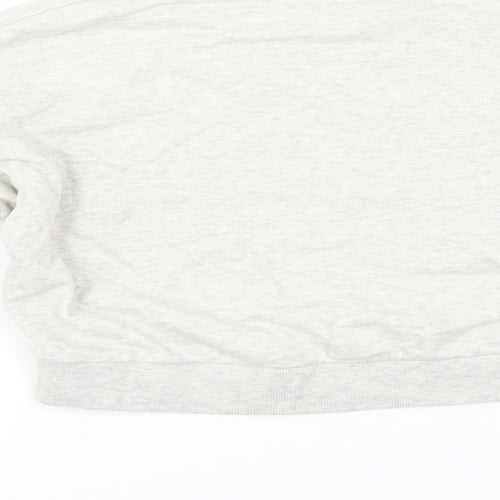 Divided by H&M Womens Grey   Pullover Sweatshirt Size XS  - CROPPED