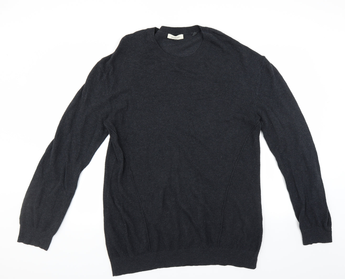every day counts Mens Blue   Pullover Jumper Size M