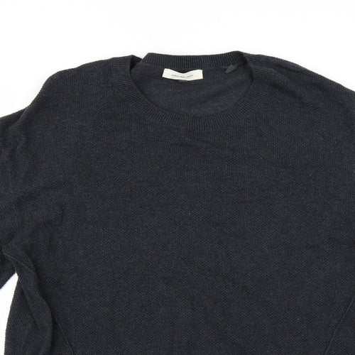 every day counts Mens Blue   Pullover Jumper Size M