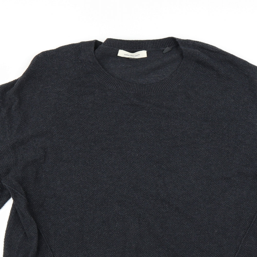 every day counts Mens Blue   Pullover Jumper Size M