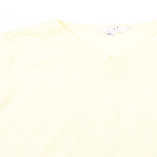 Julipa Womens Yellow   Pullover Jumper Size 10