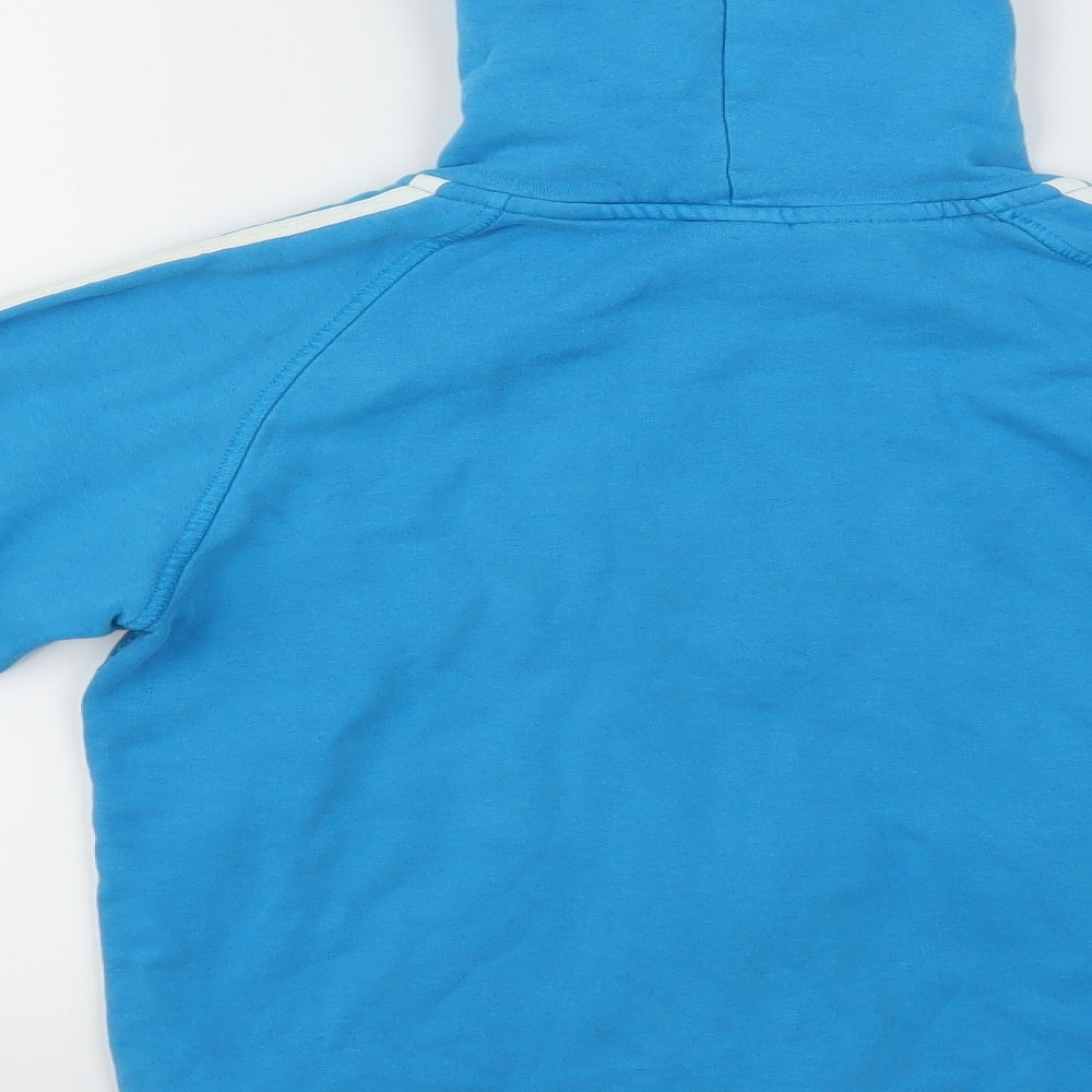 adidas Boys Blue   Full Zip Hoodie Size 11-12 Years