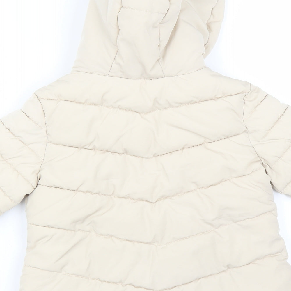 Zara Girls Beige   Jacket Coat Size 6 Years