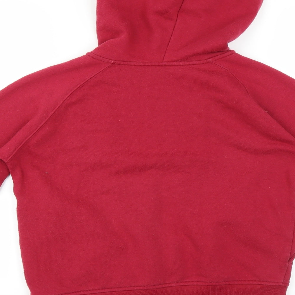 Reebok Womens Red   Full Zip Hoodie Size 10