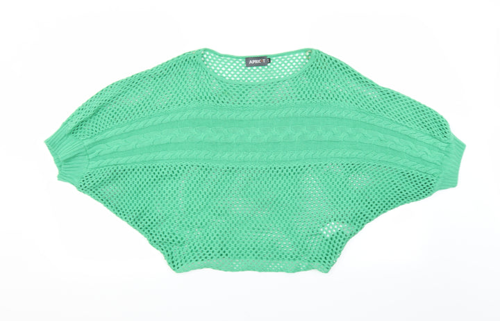 Apricot Womens Green   Pullover Jumper Size S