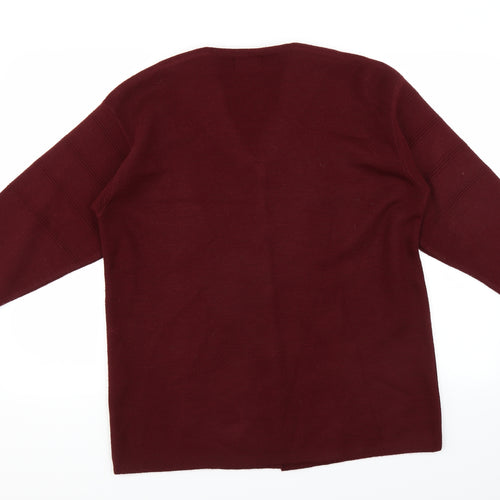Paramour Womens Red   Cardigan Jumper Size M