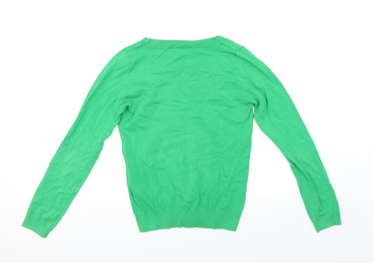 Zara Womens Green   Pullover Jumper Size L