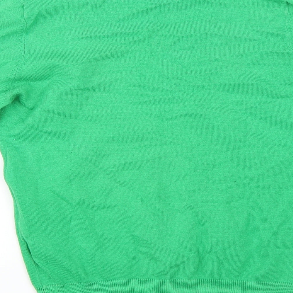 Zara Womens Green   Pullover Jumper Size L