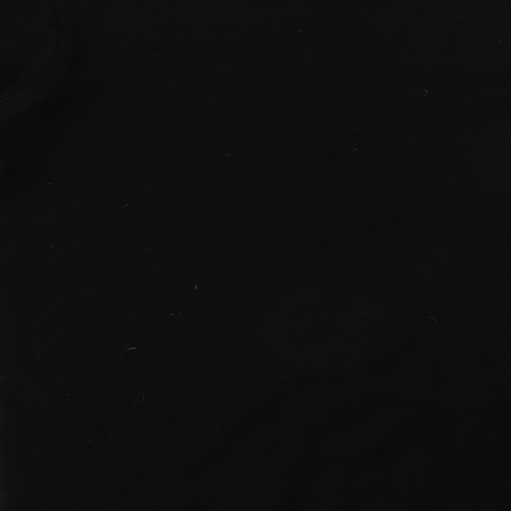 Classics Womens Black Geometric  Pullover Jumper Size 12