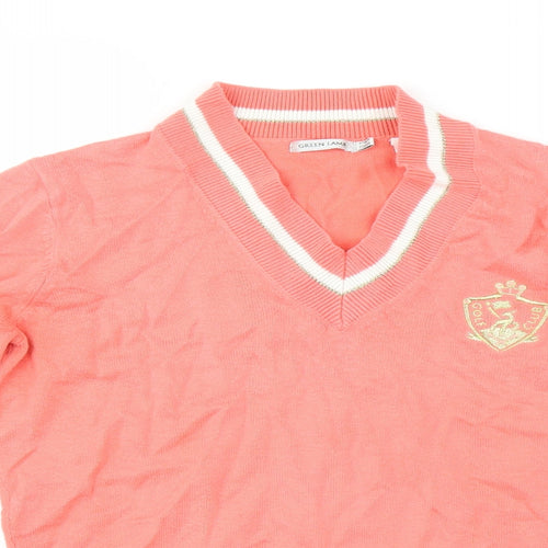 Green Lamb Womens Pink   Pullover Jumper Size 12