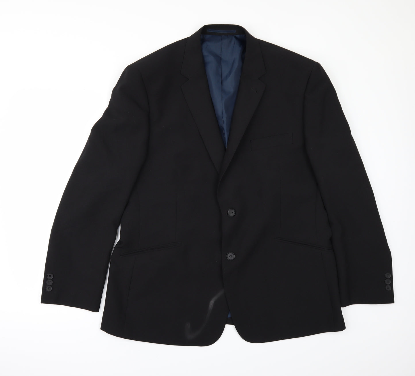 George Mens Black   Jacket Suit Jacket Size 44