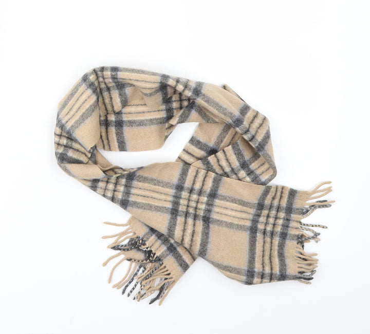Marks and Spencer Unisex Beige Paisley  Rectangle Scarf Scarf One Size