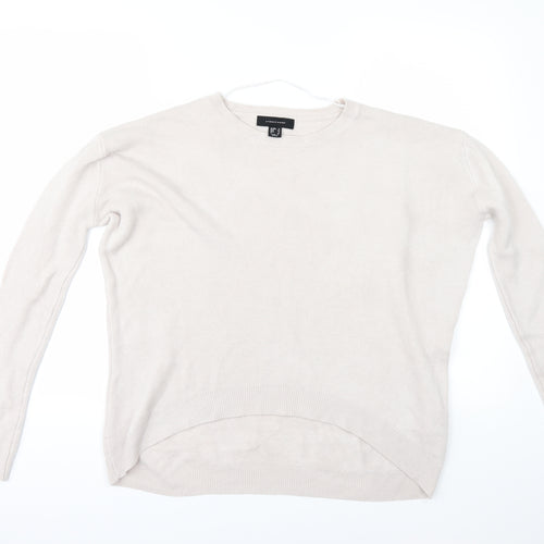 Primark Womens Grey   Pullover Jumper Size 6  - Shaped hem