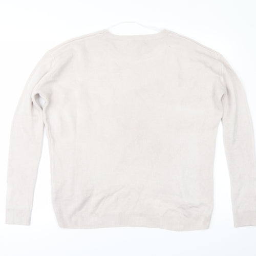 Primark Womens Grey   Pullover Jumper Size 6  - Shaped hem