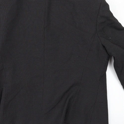 Preworn Womens Grey   Jacket Suit Jacket Size 34