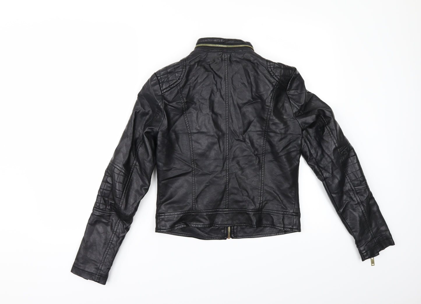 Select Womens Black   Bomber Jacket Jacket Size 6