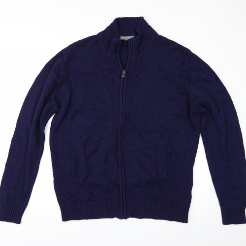 Avenue Womens Blue   Cape Jumper Size L