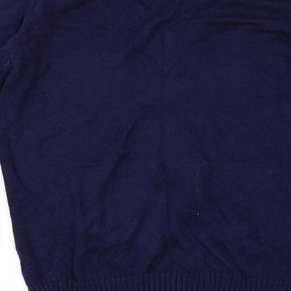Avenue Womens Blue   Cape Jumper Size L