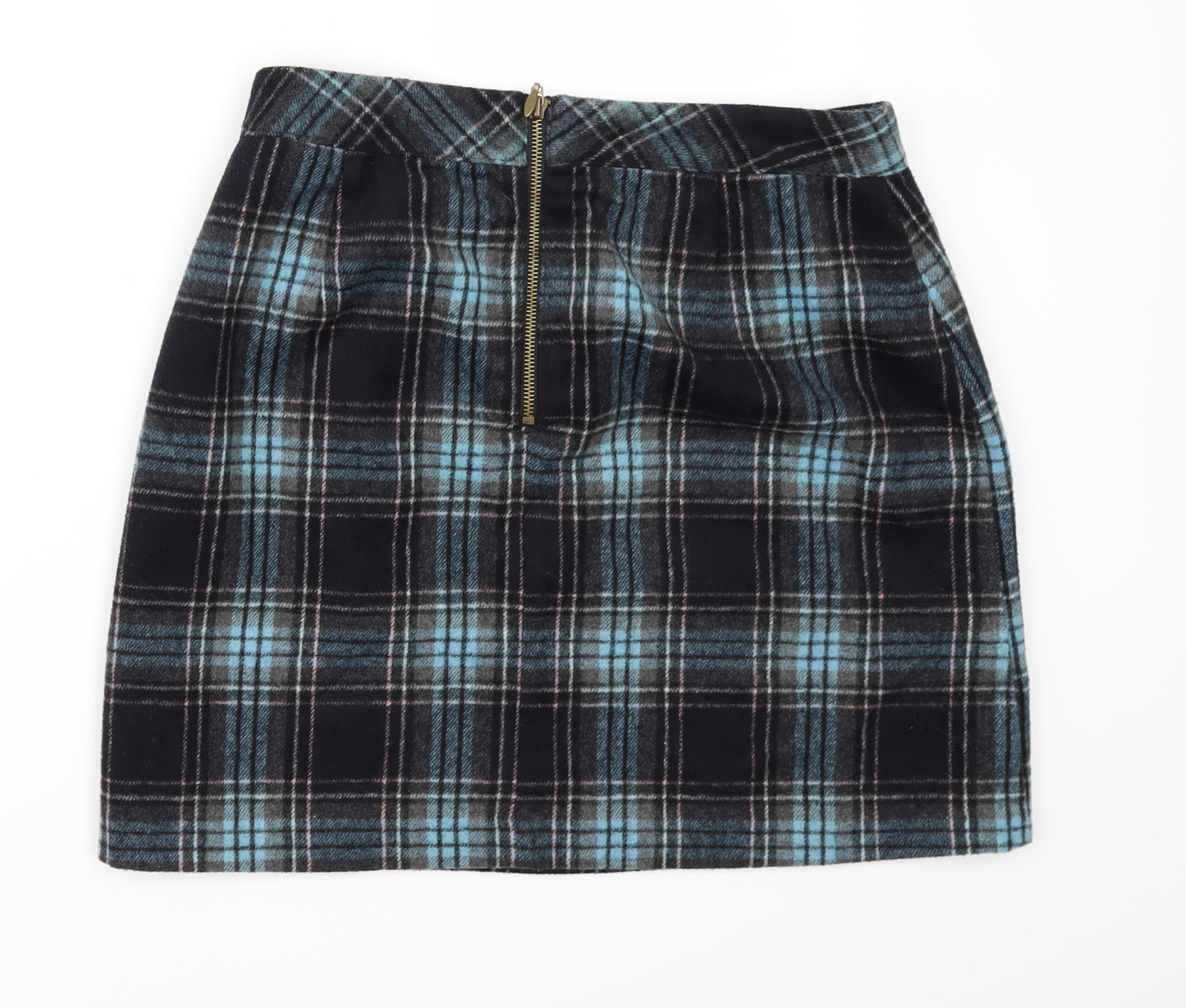 George` Womens Blue Check  Mini Set Size 10