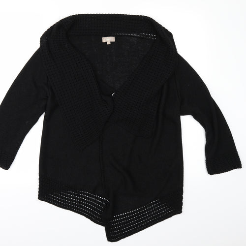 Soon Womens Black   Cardigan Jumper Size M