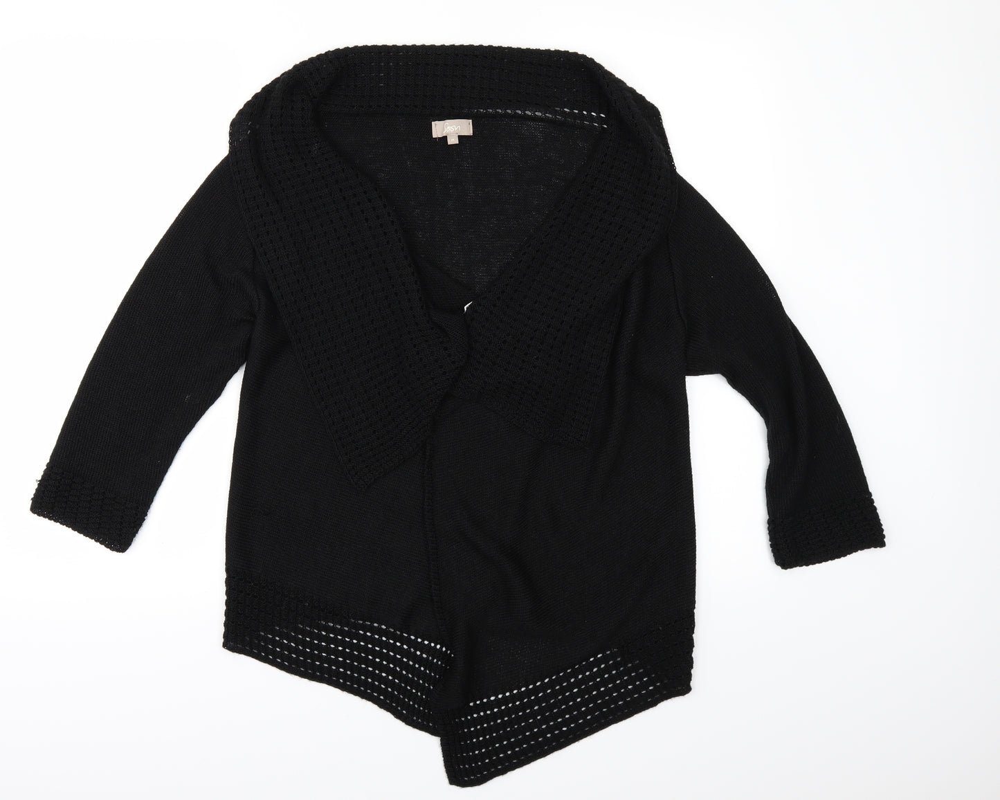 Soon Womens Black   Cardigan Jumper Size M