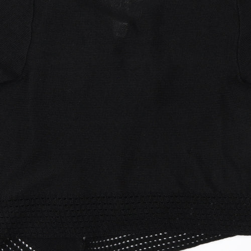 Soon Womens Black   Cardigan Jumper Size M