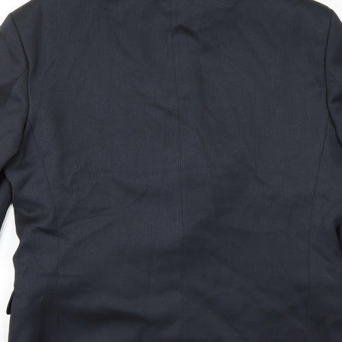 Pinstripe Mens Blue   Jacket Suit Jacket Size 40