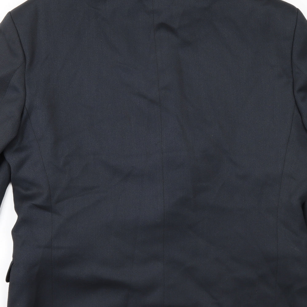 Pinstripe Mens Blue   Jacket Suit Jacket Size 40