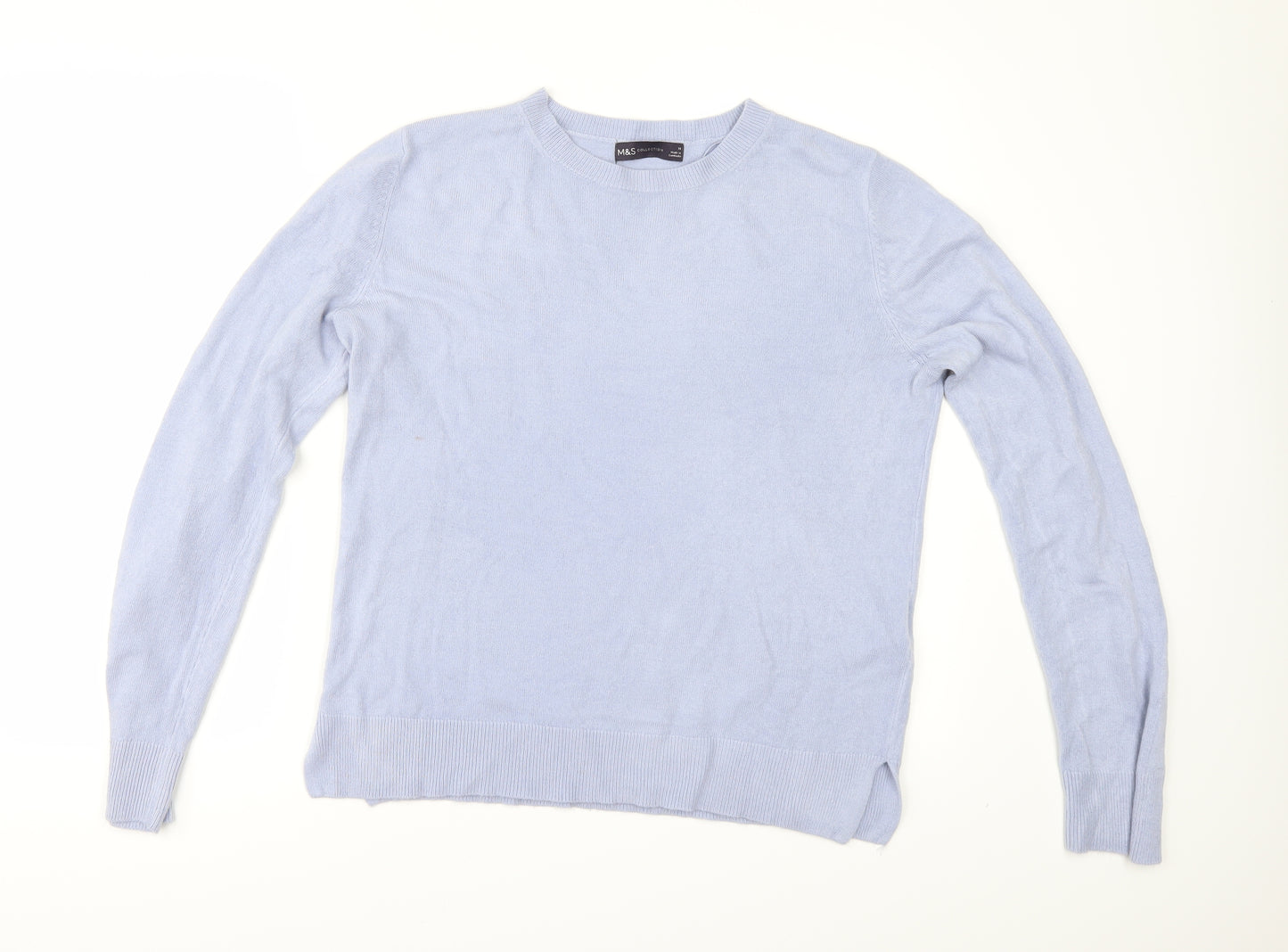 Marks and Spencer Womens Blue   Pullover Jumper Size 14
