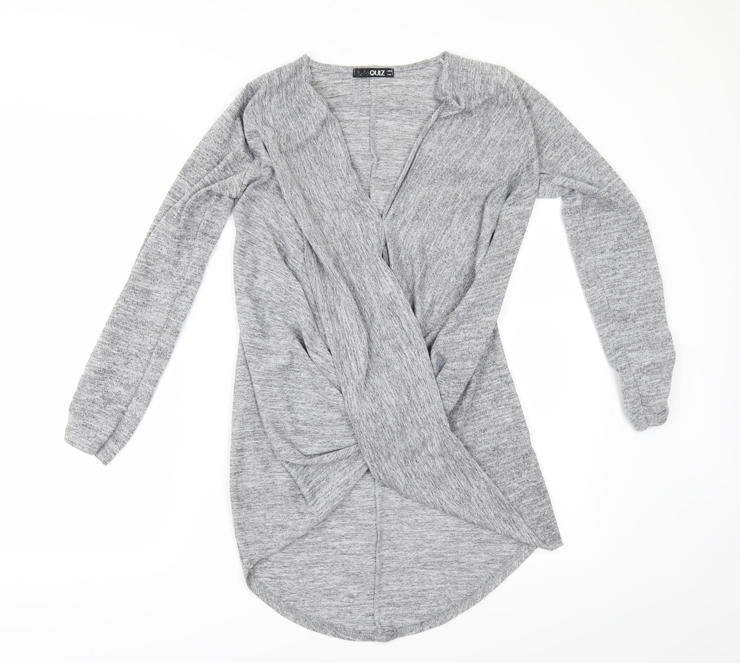 Quiz Womens Grey   Tunic T-Shirt Size 8