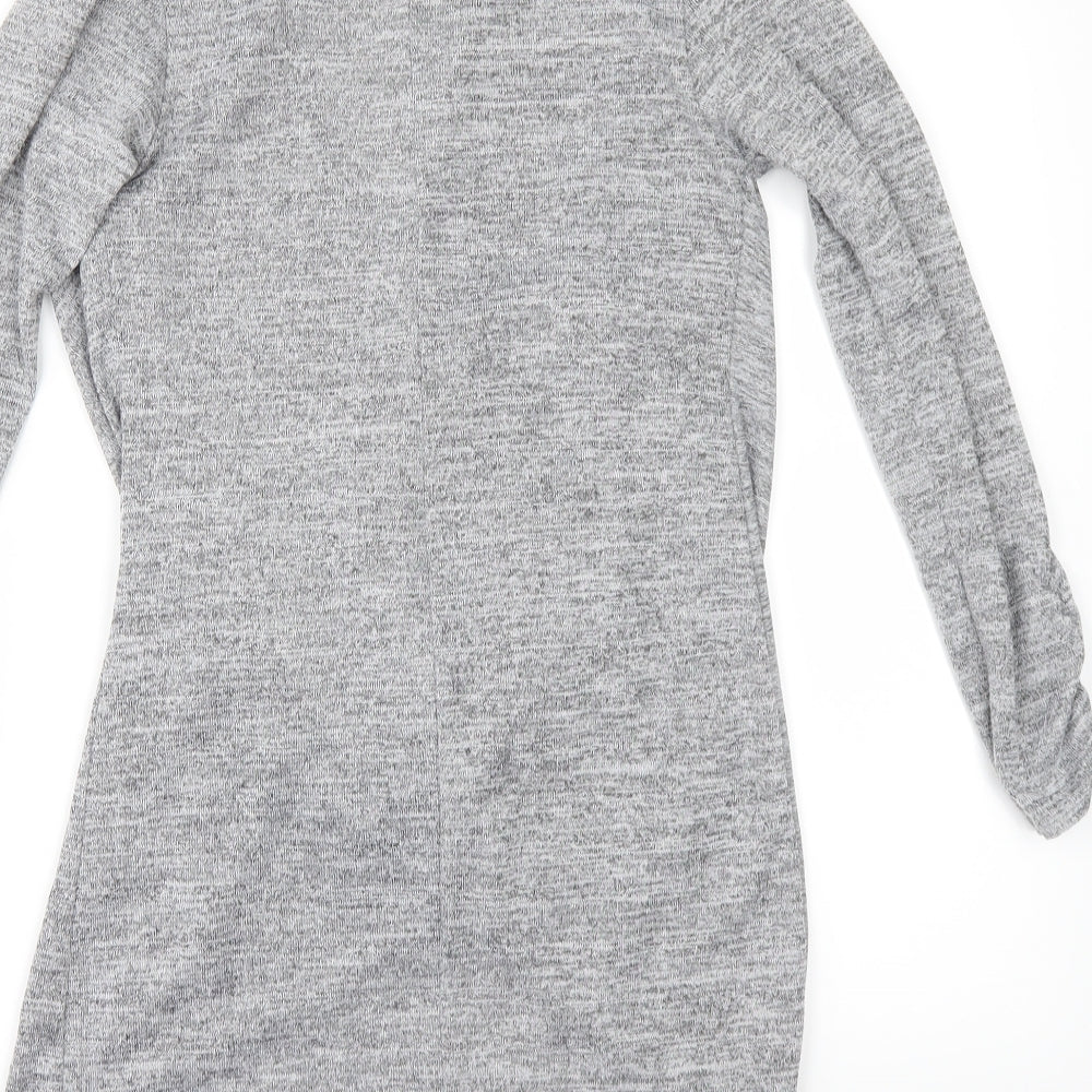 Quiz Womens Grey   Tunic T-Shirt Size 8