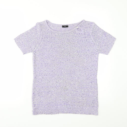 M&Co Womens Purple   Pullover Jumper Size 10