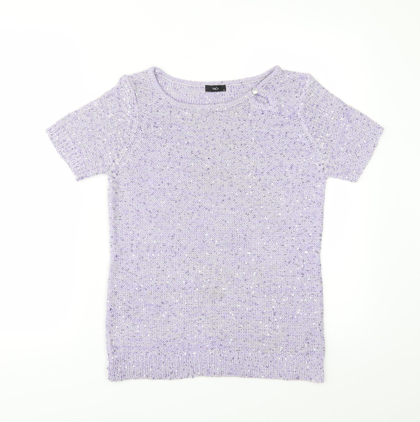 M&Co Womens Purple   Pullover Jumper Size 10