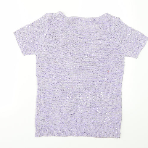 M&Co Womens Purple   Pullover Jumper Size 10