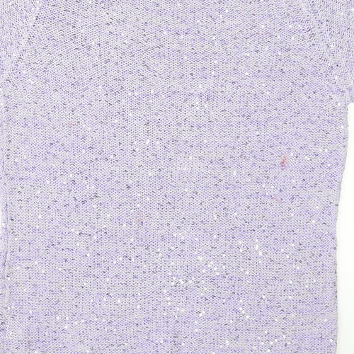 M&Co Womens Purple   Pullover Jumper Size 10