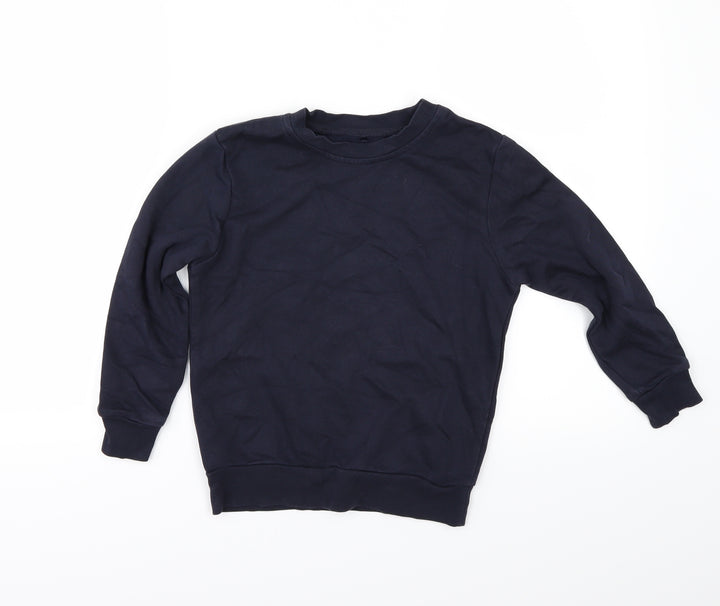 George Boys Blue   Pullover Sweatshirt Size 5-6 Years