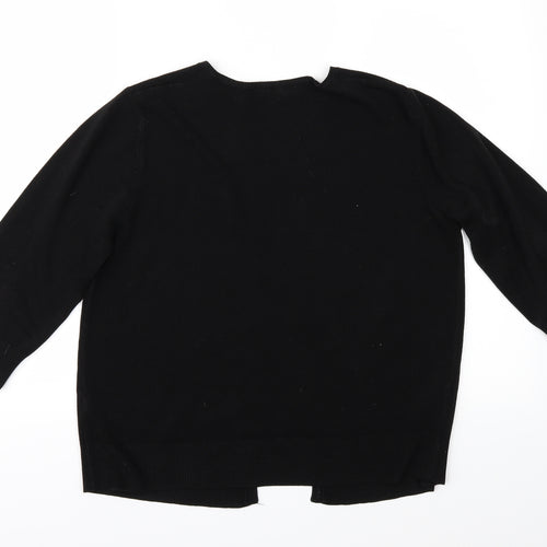 George Womens Black   Cardigan Jumper Size 16
