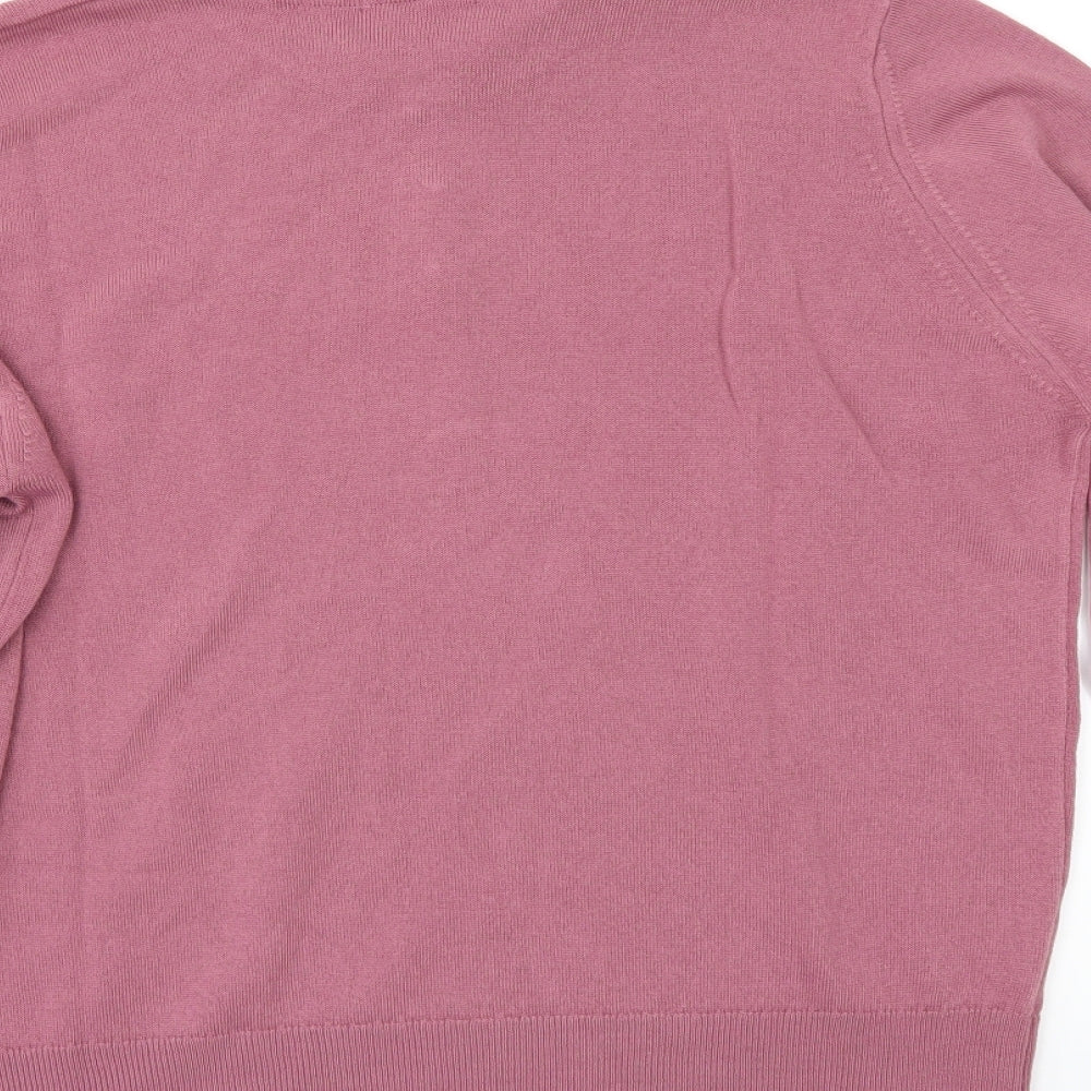 Berkertex Womens Pink   Henley Jumper Size 18