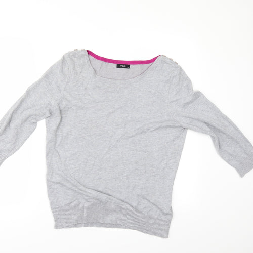 F&F Womens Grey   Pullover Jumper Size 14