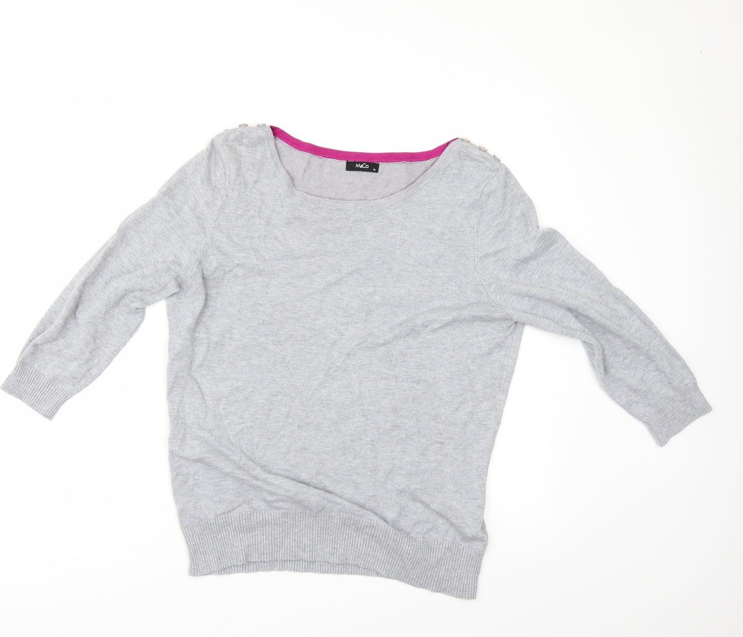 F&F Womens Grey   Pullover Jumper Size 14