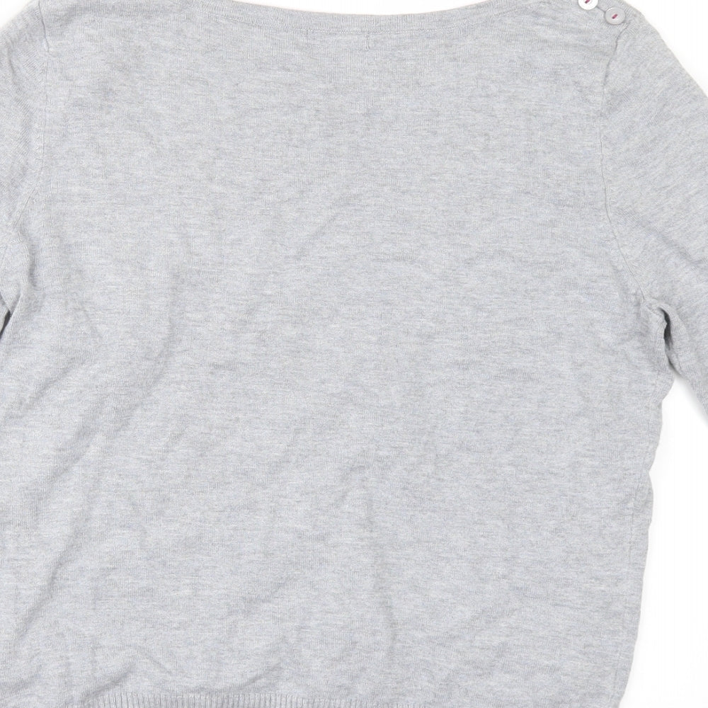 F&F Womens Grey   Pullover Jumper Size 14