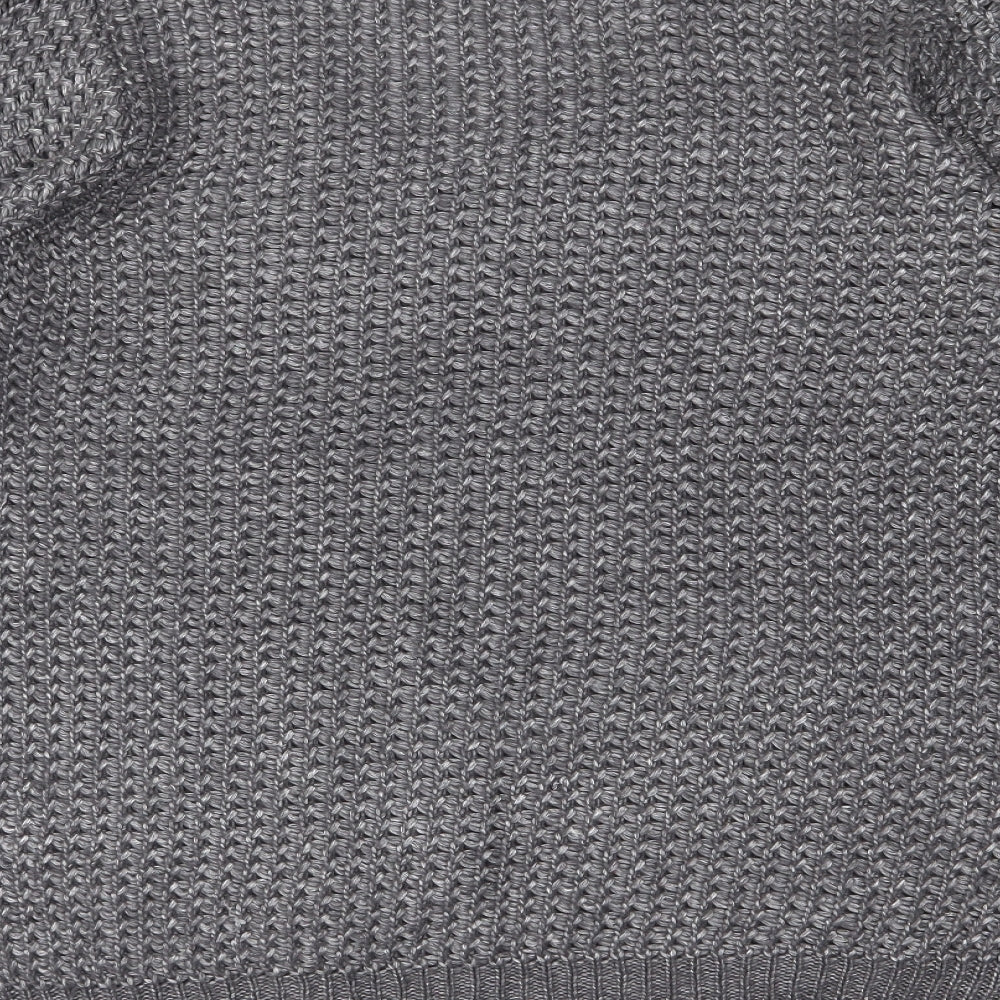 George Womens Grey  Knit Pullover Jumper Size M
