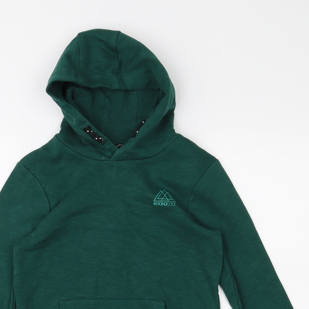 George Boys Green  Jersey Pullover Hoodie Size 7-8 Years