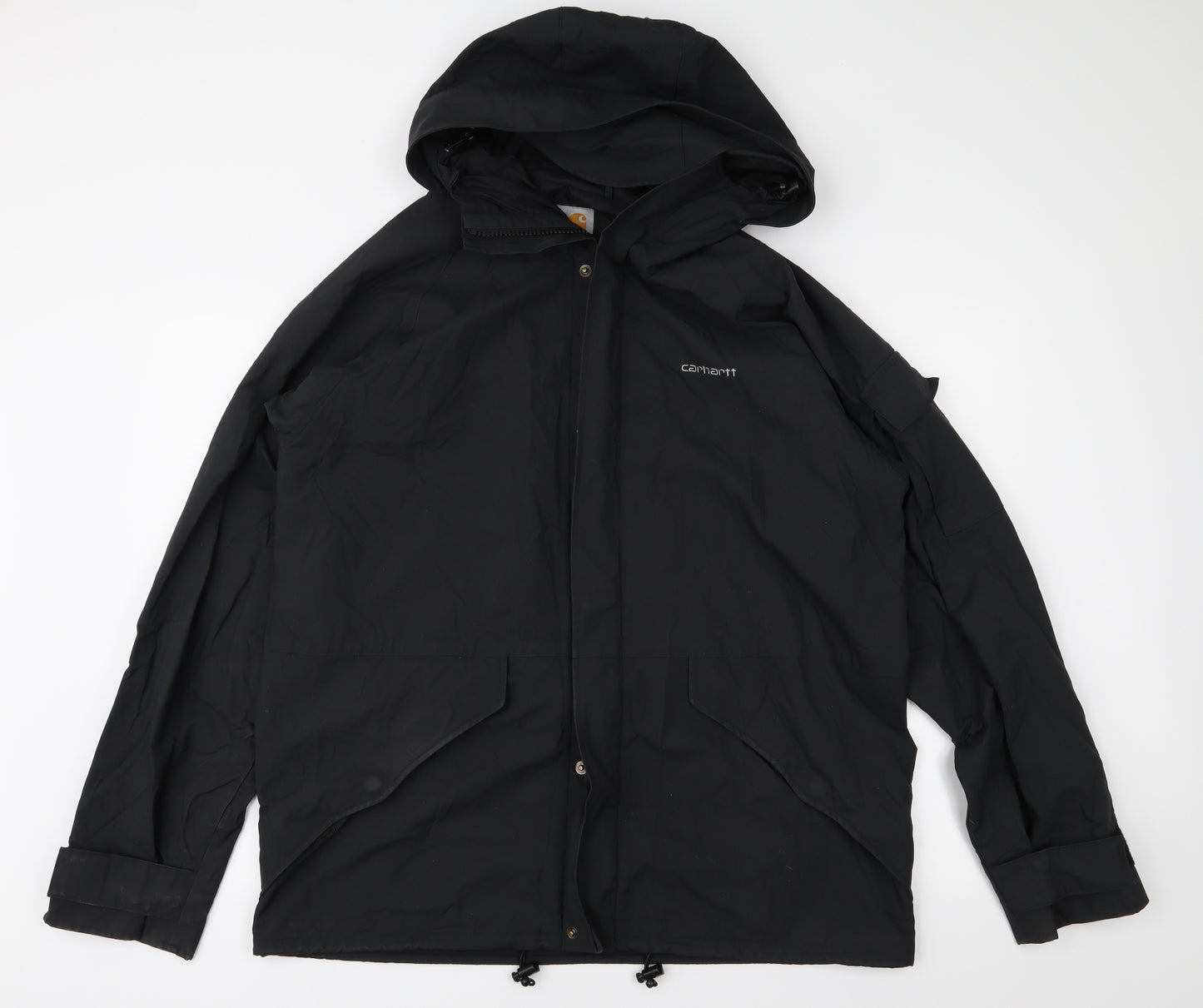 Carhartt Mens Black   Anorak Coat Size XL