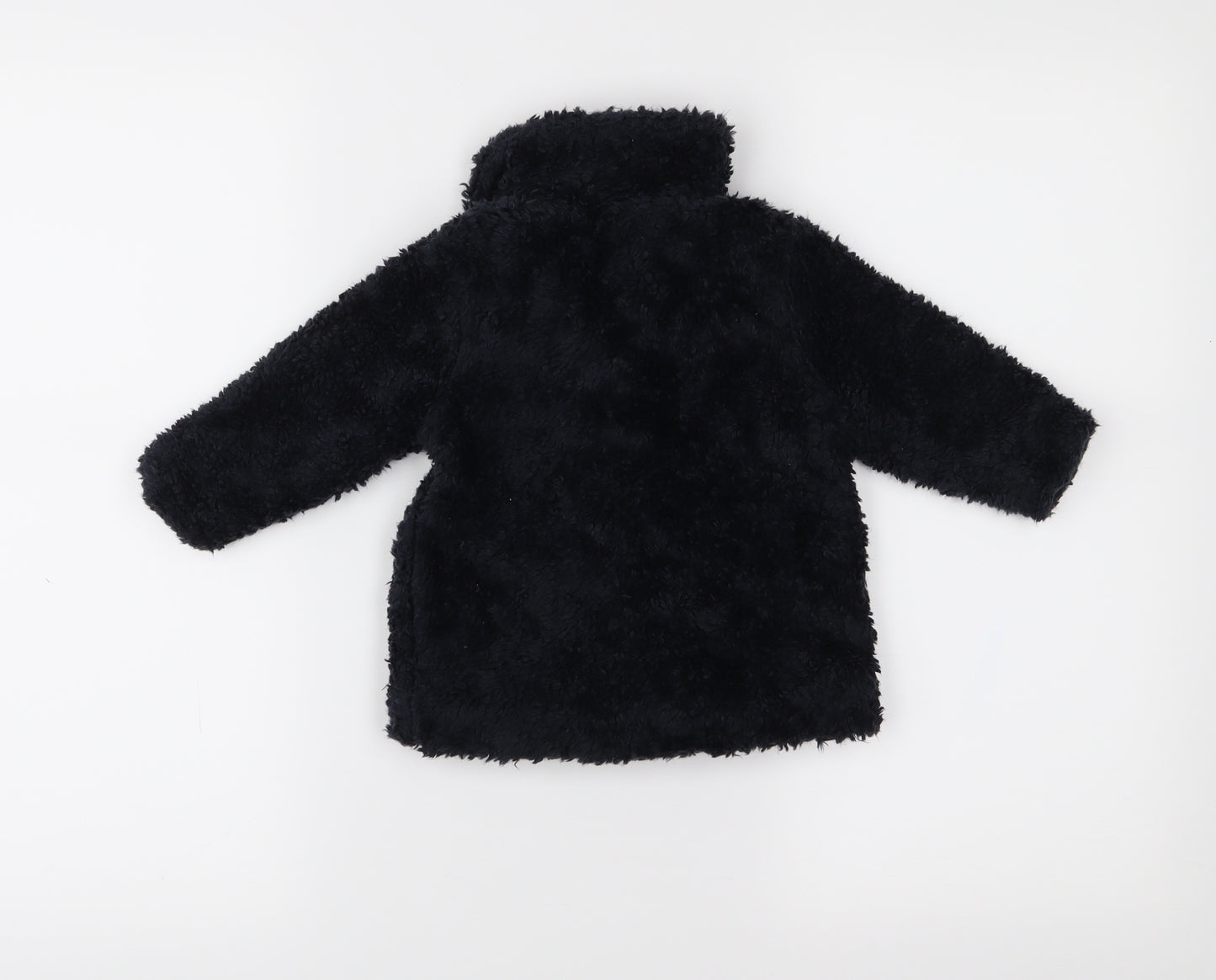 NEXT Girls Blue   Overcoat Coat Size 9-12 Months