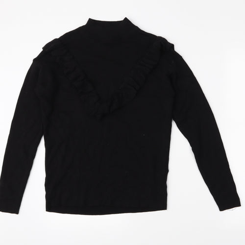 New Look Womens Black  Knit Pullover Jumper Size S